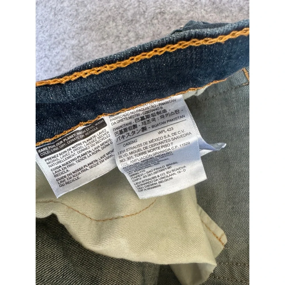 Levi's 559 Relaxed Straight Mens Jeans Medium Wash Blue Denim Whiskered Casual